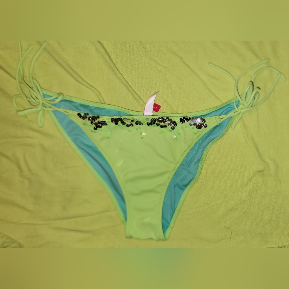 🏖3/$37 Victoria's Secret, Neon green Mix & Match Bikini Bottom